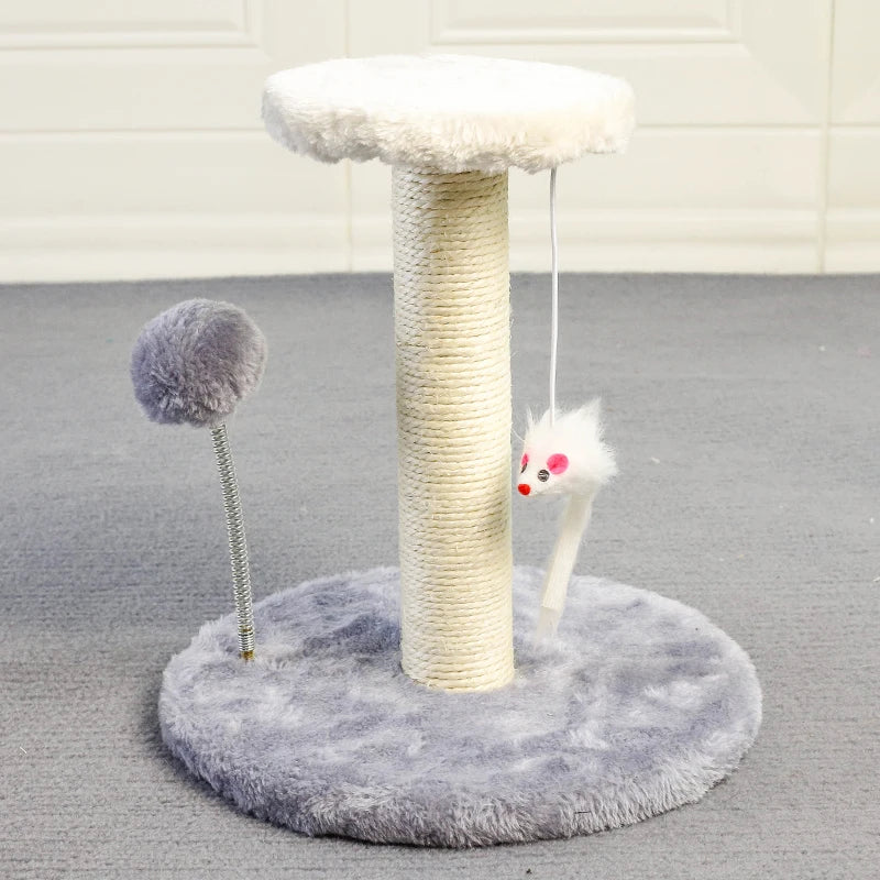 Arbre à chat avec griffoir et jouets - vue 2