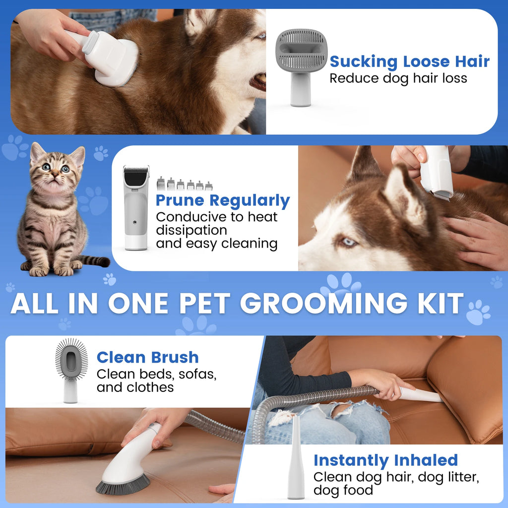 Kit de toilettage 8-en-1 - vue 1